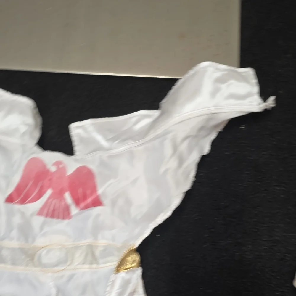 Elvis Dog Costume - White, Red, and Gold